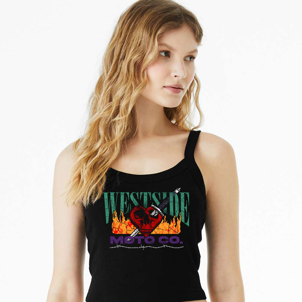 Women's HeartBreaker Crop Tank Top